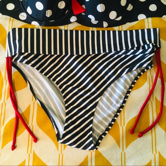 Pour Moi Other - Pour Moi Ahoy Foldover Swimsuit Bottoms